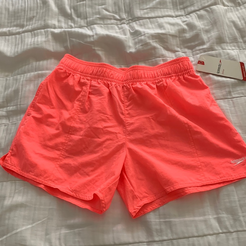 Speedo Junior shorts Neon Orange NWT XL